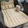 Materassino gonfiabile da viaggio per auto universale Lettino gonfiabile da campeggio, dimensioni: 90 x 135 cm (beige)