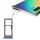 Per Samsung Galaxy Note10+ Vassoio scheda SIM / Vassoio scheda micro SD (blu) Per Samsung Galaxy Note10+ Vassoio scheda SIM / Vassoio scheda micro SD (blu)