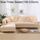 Divano All-inclusive Set universale Copridivano completo Aggiungi un pezzo di federa, dimensioni: tre posti (190-230 cm) (beige) Divano All-inclusive Set universale Copridivano completo Aggiungi un pezzo di federa, dimensioni: tre posti (190-230 cm) (beige)