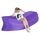 Divano gonfiabile in acqua pigro portatile all'aperto Beach Beach Air Letto Air, Dimensione: 200 x 70 cm (viola)