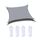 Outdoor Garden Sunshade Sail Impermeabile Anti-UV Baldacchino, Dimensioni: 2m x 5m (grigio)