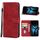 Cassa del telefono in pelle per ASUS ROG Phone 3 ZS661KL (rosso)