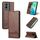 Per Vivo S15 Pro Azns Custodia per telefono in pelle di vitello magnetico (marrone scuro) Per Vivo S15 Pro Azns Custodia per telefono in pelle di vitello magnetico (marrone scuro)