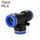 PE-8 LAIZE 10 pz PBT plastica Tee Joint pneumatico raccordo rapido connettore