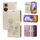 Per Honor X7/Play 30 Plus Custodia per telefono in pelle sintetica con flip in rilievo rosa (oro) Per Honor X7/Play 30 Plus Custodia per telefono in pelle sintetica con flip in rilievo rosa (oro)