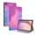 Per Lenovo Tab M8 4a generazione TB-300FU Custodia per tablet in pelle con motivo ad acquerello (viola rosso)