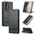 For Honor 90 AZNS Custodia per telefono in pelle a conchiglia con struttura in vitello magnetico (nero) For Honor 90 AZNS Custodia per telefono in pelle a conchiglia con struttura in vitello magnetico (nero)
