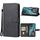 Custodia per telefono in pelle per Nokia C22 (nera)