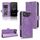 Per Asus ROG Phone 7 Custodia in pelle con motivo a triangolo simmetrico (viola) Per Asus ROG Phone 7 Custodia in pelle con motivo a triangolo simmetrico (viola)