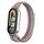 Per Xiaomi Mi Band 8 cinturino in nylon con anello in metallo (argento + colorato) Per Xiaomi Mi Band 8 cinturino in nylon con anello in metallo (argento + colorato)