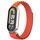 Per Xiaomi Mi Band 8 cinturino in nylon con anello in metallo (argento + arancione) Per Xiaomi Mi Band 8 cinturino in nylon con anello in metallo (argento + arancione)