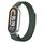 Per Xiaomi Mi Band 8 cinturino in nylon con anello in metallo (argento + verde militare) Per Xiaomi Mi Band 8 cinturino in nylon con anello in metallo (argento + verde militare)