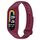 Per cinturino di ricambio in silicone integrato Xiaomi Mi Band 8 (rosso vino) Per cinturino di ricambio in silicone integrato Xiaomi Mi Band 8 (rosso vino)