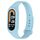 Per cinturino di ricambio in silicone integrato Xiaomi Mi Band 8 (blu)