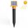 SJZ057 Outdoor IP66 Impermeabile Solar Ultrasonic Rat Repeller Orchard Ultrasonic Animal Repeller (Arancione)