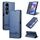 For Honor Play 40 AZNS Custodia per telefono in pelle a conchiglia con struttura in vitello magnetico (blu scuro) For Honor Play 40 AZNS Custodia per telefono in pelle a conchiglia con struttura in vitello magnetico (blu scuro)