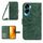 For Honor 90 Lite Skin Feel Custodia per telefono in pelle con motivo a fiore di sole con cordino (verde) For Honor 90 Lite Skin Feel Custodia per telefono in pelle con motivo a fiore di sole con cordino (verde)