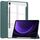 Per Samsung Galaxy Tab S9 FE Custodia per tablet in pelle intelligente 3 pieghevoli in acrilico con slot per penna (verde scuro) Per Samsung Galaxy Tab S9 FE Custodia per tablet in pelle intelligente 3 pieghevoli in acrilico con slot per penna (verde scuro)