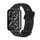 Per Xiaomi Mi Band 8 Pro Mijobs cinturino in silicone traspirante con foro piatto (nero) Per Xiaomi Mi Band 8 Pro Mijobs cinturino in silicone traspirante con foro piatto (nero)