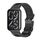 Per cinturino in pelle TPU Xiaomi Mi Band 8 Pro Mijobs (nero)