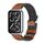 Per cinturino in pelle TPU Xiaomi Mi Band 8 Pro Mijobs (marrone argento)