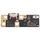 Per Lenovo Tab K10 TB-X6C6F TB-X6C6X X6C6 WiFi Edition Scheda porta di ricarica Per Lenovo Tab K10 TB-X6C6F TB-X6C6X X6C6 WiFi Edition Scheda porta di ricarica