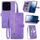 Custodia per telefono in pelle con cerniera fiore in rilievo Xiaomi 14 (viola) Custodia per telefono in pelle con cerniera fiore in rilievo Xiaomi 14 (viola)