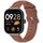 Per cinturino in pelle con strato superiore a coda tonda per Redmi Watch 4 (marrone) Per cinturino in pelle con strato superiore a coda tonda per Redmi Watch 4 (marrone)