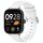 Per cinturino in pelle con strato superiore a coda tonda per Redmi Watch 4 (bianco) Per cinturino in pelle con strato superiore a coda tonda per Redmi Watch 4 (bianco)