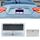 Luce di avvertimento solare per auto Anti-collisione posteriore Fanale posteriore a LED (forte magnete)