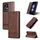 Custodia per telefono in pelle flip con texture magnetica per Honor 90 GT AZNS (marrone scuro) Custodia per telefono in pelle flip con texture magnetica per Honor 90 GT AZNS (marrone scuro)