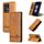 Custodia per telefono in pelle flip con texture magnetica per Honor 90 GT AZNS (marrone chiaro) Custodia per telefono in pelle flip con texture magnetica per Honor 90 GT AZNS (marrone chiaro)