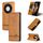 Per Honor Magic6 Lite 5G/X9b AZNS custodia magnetica in pelle di vitello con vibrazione (marrone chiaro) Per Honor Magic6 Lite 5G/X9b AZNS custodia magnetica in pelle di vitello con vibrazione (marrone chiaro)
