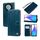 Custodia per telefono in pelle con texture a cera d'olio per Honor X9b (blu) Custodia per telefono in pelle con texture a cera d'olio per Honor X9b (blu)