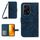 Custodia per cellulare in pelle con motivo Sun Flower per Honor 200 Lite Skin Feel con cordino (blu inchiostro) Custodia per cellulare in pelle con motivo Sun Flower per Honor 200 Lite Skin Feel con cordino (blu inchiostro)