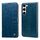 Custodia per telefono in pelle flip antiurto con texture a cera d'olio per Samsung Galaxy S24 (blu) Custodia per telefono in pelle flip antiurto con texture a cera d'olio per Samsung Galaxy S24 (blu)