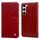 Per Samsung Galaxy S24 Custodia per cellulare in pelle antiurto con texture a cera d'olio (rossa) Per Samsung Galaxy S24 Custodia per cellulare in pelle antiurto con texture a cera d'olio (rossa)