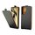 Custodia in pelle con chiusura verticale per Samsung Galaxy S24 Ultra 5G con slot per schede (nero)
