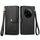 Per Xiaomi 14 Ultra Love Custodia in pelle con cordino con cerniera (nera) Per Xiaomi 14 Ultra Love Custodia in pelle con cordino con cerniera (nera)