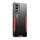 Custodia per telefono ibrida in metallo TPU per vivo S10e Blade Series (rossa)
