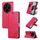 Per vivo X100S AZNS Custodia per cellulare in pelle con texture in pelle di pecora (rossa) Per vivo X100S AZNS Custodia per cellulare in pelle con texture in pelle di pecora (rossa)