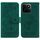 Custodia per telefono in pelle goffrata con motivo a farfalla rosa per Honor Play 60 Plus (verde) Custodia per telefono in pelle goffrata con motivo a farfalla rosa per Honor Play 60 Plus (verde)