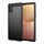 Custodia per telefono TPU in fibra di carbonio con texture spazzolata per Sony Xperia 10 VI (nera) Custodia per telefono TPU in fibra di carbonio con texture spazzolata per Sony Xperia 10 VI (nera)