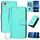 Per Honor 8S YX0070 Custodia per telefono in pelle con fibbia in fibra di carbonio con cordino (azzurro) Per Honor 8S YX0070 Custodia per telefono in pelle con fibbia in fibra di carbonio con cordino (azzurro)