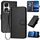 Per Honor 90 YX0070 Custodia per telefono in pelle con fibbia in fibra di carbonio con cordino (nero) Per Honor 90 YX0070 Custodia per telefono in pelle con fibbia in fibra di carbonio con cordino (nero)