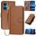 Per Honor X7 4G / Play 30 Plus YX0070 Custodia per telefono in pelle con fibbia in fibra di carbonio con cordino (caffè) Per Honor X7 4G / Play 30 Plus YX0070 Custodia per telefono in pelle con fibbia in fibra di carbonio con cordino (caffè)