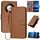 Per Honor X9b YX0070 Custodia per telefono in pelle con fibbia in fibra di carbonio con cordino (caffè) Per Honor X9b YX0070 Custodia per telefono in pelle con fibbia in fibra di carbonio con cordino (caffè)