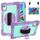 Per Lenovo Tab M11 / Xiaoxin Pad 11 2024 Custodia per tablet in silicone con contrasto per PC con rotazione a 360 gradi (viola + verde menta) Per Lenovo Tab M11 / Xiaoxin Pad 11 2024 Custodia per tablet in silicone con contrasto per PC con rotazione a 360 gradi (viola + verde menta)