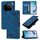 Custodia per cellulare in pelle goffrata per vivo X100 (blu)