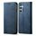 Per Samsung Galaxy S24 FE 5G Custodia in pelle con chiusura orizzontale stile casual con texture denim (blu) Per Samsung Galaxy S24 FE 5G Custodia in pelle con chiusura orizzontale stile casual con texture denim (blu)